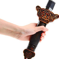 Espada Tai Chi Chino Retráctil Juguete Deportivo Al Aire Libre Con Borla Y Carving Accesorios De Decoración Estilo Folk Art Metal - details 0