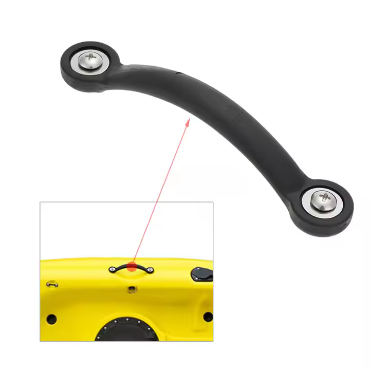 Manija De Lado Para Bote De Goma 19cm De Kayak Canoa Con Tornillos Y Selladores Accesorio Marítimo Para Surf En Madera - 1