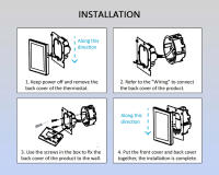 Termostato Wifi Slimme Con Pantalla Táctil LCD Para Calentamiento Por Electricidad Agua Y Gas Control Remoto Tuya - details 12