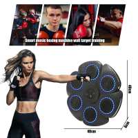 Máquina de boxeo, máquina de boxeo musical de 40x40x4 cm, máquina de boxeo para niños, máquina de boxeo de reacción, entrenador de boxeo en casa - details 10
