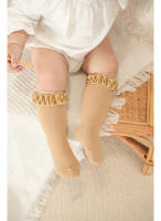 Calcetines De Encaje Para Bebés Y Niñas Infantiles Algodón Suave De Color Sólido Con Flor Adecuados Para Navidad Talla Grande Para 0-3 Años - details 12