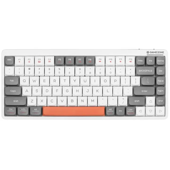 Teclado mecánico Tracer FINA 84 Gris blanco (Outemu Red Switch) TRAKLA47310 - 1