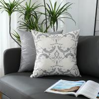 Funda de cojín 45x45cm Juego de 4 decoración de Lino Funda de cojín decorative Modern geométrica cuadrada para Sala de estar Almohada Sofá - details 1