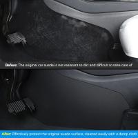Cubierta Protectora De Cuero Para Control Central De Tesla Model 3 Model Y Tapete Antideslizante Para Pie Accesorios De Coche Anti- Suciedad Y Anti- Golpes - details 3