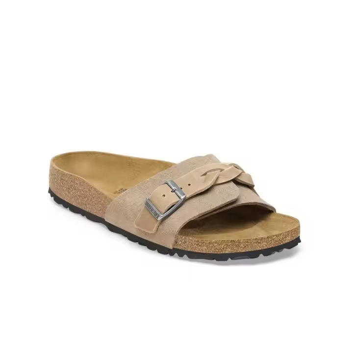 Sandalias Bio Birkenstock Oita Braided Mujer Taupe - 1