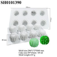 Molde De Galletas De Silicona En Forma De Espiral De Diamante Y Cactus Para Hornear Postres Y Hacer Mantequilla De Maní Herramientas De Cocina Para Hornear Velas Y Jabón DIY - details 24