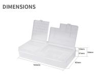 Caja De Almacenamiento Plástica Multiusos SUNSHINE SS-001A Para Reparación De Teléfonos Móviles Y Partes De IC De Placa Madre - details 3