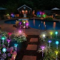 Lámpara Solar De Jardín Con Balón De Hierro Y Remolinos Luz LED Exterior Faeirita Nocturna Para Atmosfera De Yard Art - details 12