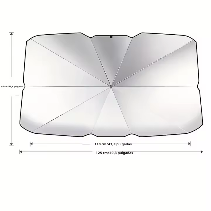 Parasol De Sol Para Ventanas Delanteras De Coche Protección Solar Verano Ajustable Bloquea El Calor Del Interior Del Coche Suministros De Refrigeração - 1