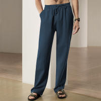Pantalones deportivos casuales sueltos de lino transpirables de hip-hop para hombre de nueva tendencia de primavera y verano - details 9