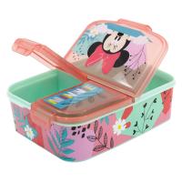 Sandwichera Fiambrera Múltiple Minnie Mouse Lonchera Tupper Tres Compartimentos - Stor - details 0