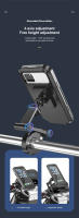 Soporte Ajustable Y Rotativo De 360° Para Móvil Y GPS De Bicicleta Y Motocicleta Universal Resistente Al Agua Con Material ABS TPU Y Nylon - details 8