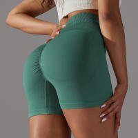 Shorts De Yoga Para Mujer Fitness Running Ciclismo Leggings Deportivos De Cintura Alta Transpirables Talla Grande Verano Gimnasio - details 6