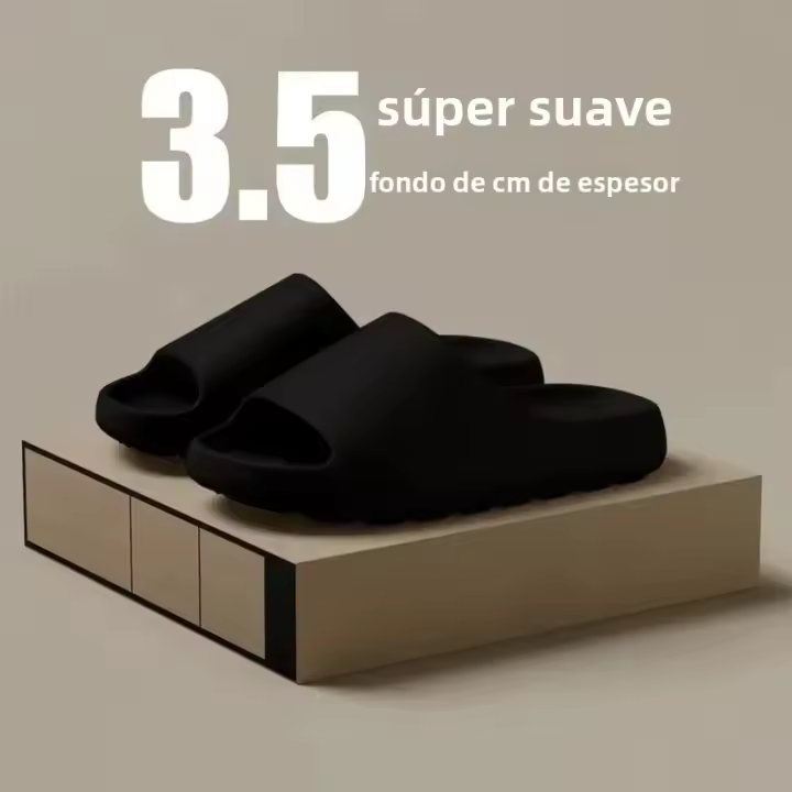 Zapatillas De Casa Unisex Antideslizantes Con Plataforma Gruesa Y Suave Sandalias Para Hombres Y Mujeres Para Interior Y Exterior Ducha Baño Pantufla Adulto - 1