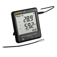 PCE Instruments Termohigrómetro para cámaras frigoríficas / Registra temperatura y humedad / Pantalla LCD / Memoria para 25.920 valores / Rápida descarga a través de USB / Ajuste de los valores límite de alarma / Sensor externo PCE-HT 114 - details 0
