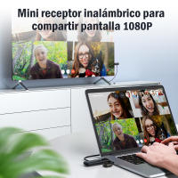 Lemorele Kit de Transmisor y Receptor HDMI Inalámbrico, Extensor HDMI Inalámbrico Portátil, Plug & Play, 2.4/5G, Alcance de 164FT, Resolución 1080P HD, Hasta 8 Transmisores, para Transmitir Video y Audio al Monitor desde Portátiles o TV Box. - details 0