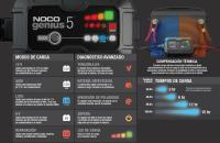 NOCO GENIUS5: Cargador de Batería 5A, 6V y 12V, Mantenedor y Desulfatador para Baterías de Plomo-Ácido y Litio de Coche y Moto - details 2