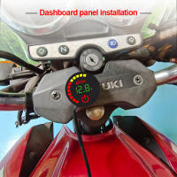 Medidor De Temperatura De Agua Para Motocicleta Mini Dual Display Con Alarma Inteligente Para XMAX250 300 NMAX CB 400 CB500X Medidor De Voltaje Material Plástico + LED - details 5