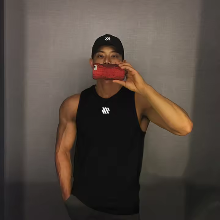 Camiseta De Hombre Verano Delgada Para Correr Y Ejercicio Fitness Transpirable Malla Secado Rápido Talla Verdadera Poliéster - 1