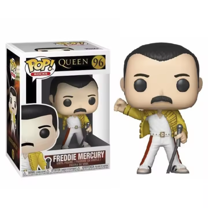 Funko Pop! Queen - Freddie Mercury Wembley 1986, 33732, Nº96, Tienda con Licencia Oficial - 1