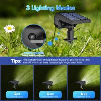 Luces Solares Swiatla Para Exterior IP68 56 LED 3 Modos De Iluminación Energía Solar Para Jardín Patio Iluminación Solar Autónoma - details 3