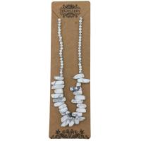 VivaEsencia – Collar de Jaspe Blanco Natural Hecho a Mano | Armoniza emociones, aporta claridad mental y paz interior | Estilo Boho con energía protectora para rituales, meditación y bienestar diario - details 5