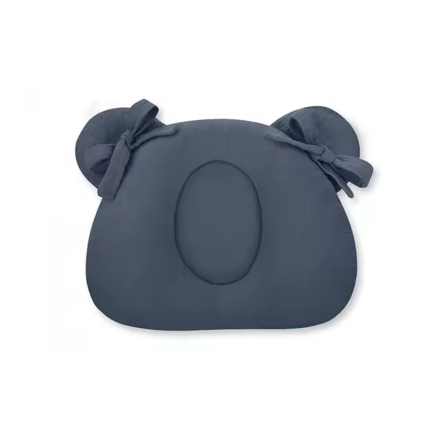 Sleepee - Natural Baby Cojín Plagiocefalia Bebés Muselina - Diseño de Cabeza de Oso - 1