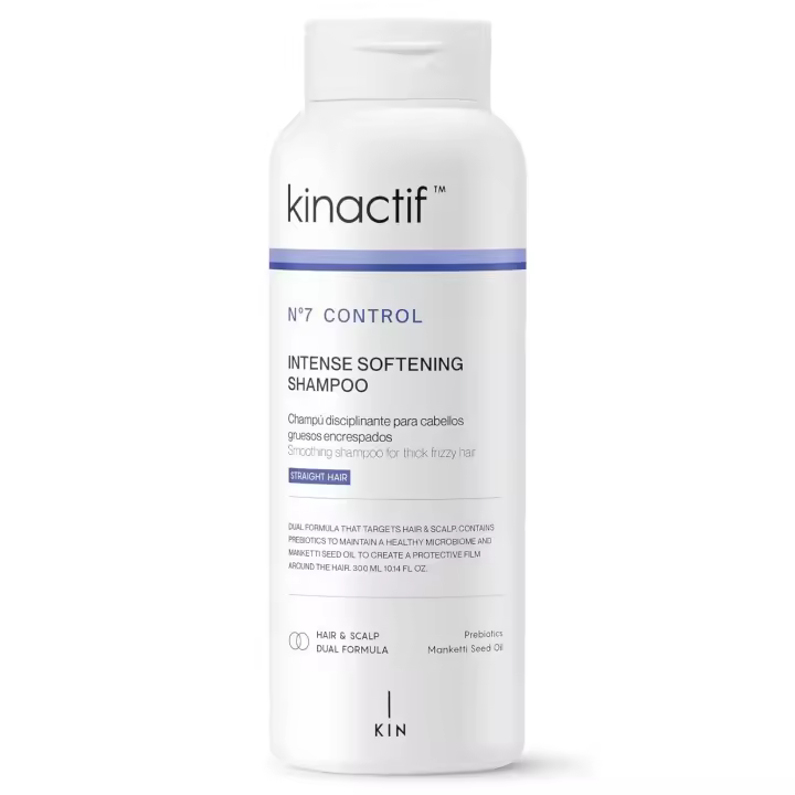 Kin Cosmetics KINACTIF Nº7 CONTROL / Intense Softening Shampoo 300 Ml. / Champú suavizante intenso para controlar el encrespamiento. - 1
