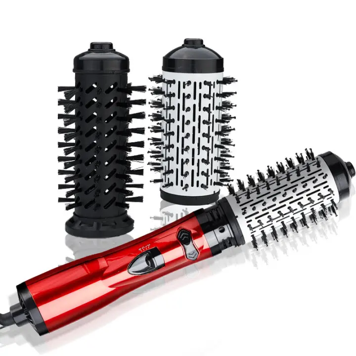 2-in-1 Hot Air Styler And Rotating Hair Dryer For Dry Hair, -Cepillo de Aire Caliente estilizador y secador, Cepillo giratorio para Salón de Belleza en casa, peine giratorio Eléctrico 2 en 1 Para Cabello rizado elegant y VIBRATING - 1