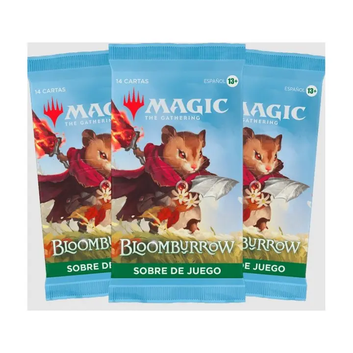 Bloomburrow:Sobre de Juego (14) X 4 (Español). Magic th gathering. ESPAÑOL. Devir - 1