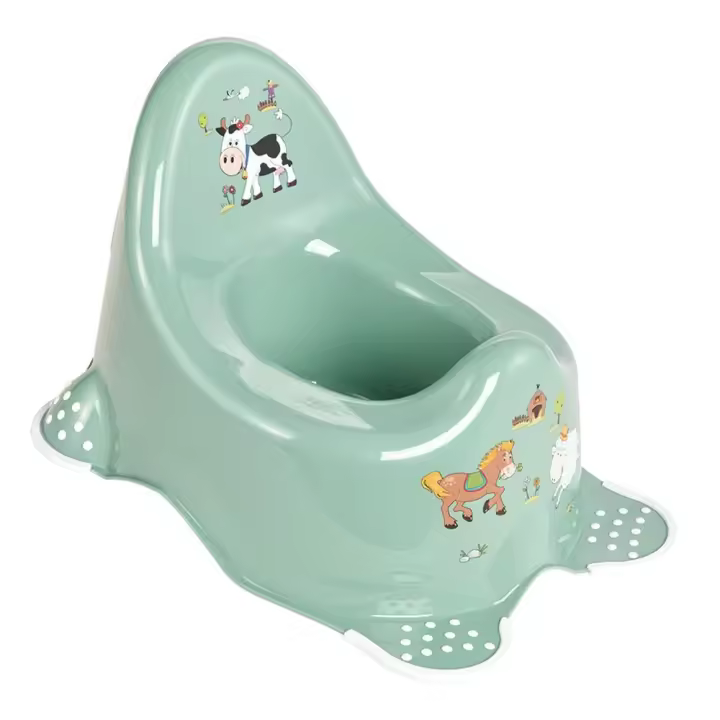 Keeeper Orinal Ergonómico Hippo para Niños - Diseño Divertido Rosa Nórdico - 1