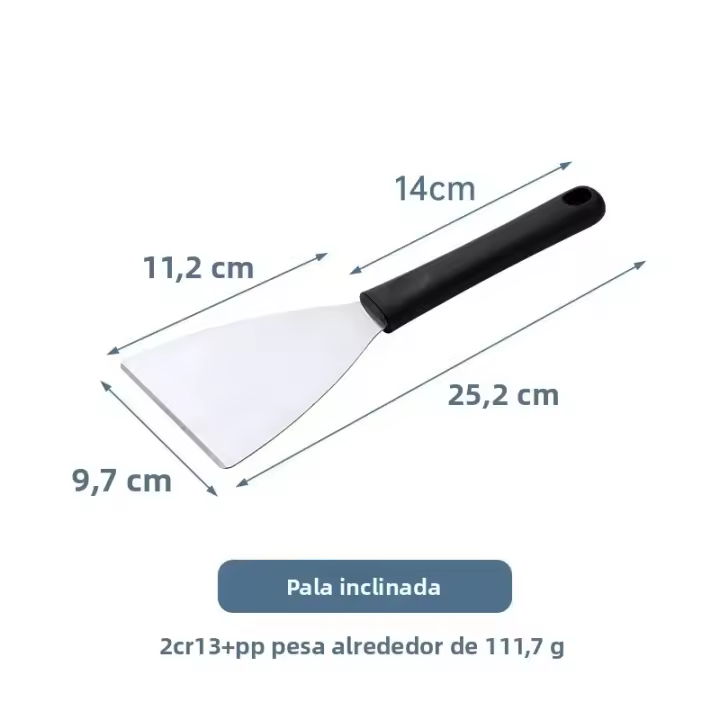Juego De Herramientas Para Barbacoa En Acero Inoxidable Equipo De Exterior Para Asar Carne Y Pescado Cuchara Y Pala De Sartén - 1