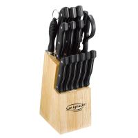 Tacoma de madera con 15 Cuchillos de Acero Inoxidable + Juego de Cubiertos 24 Piezas Acabado Mate San Ignacio - details 8