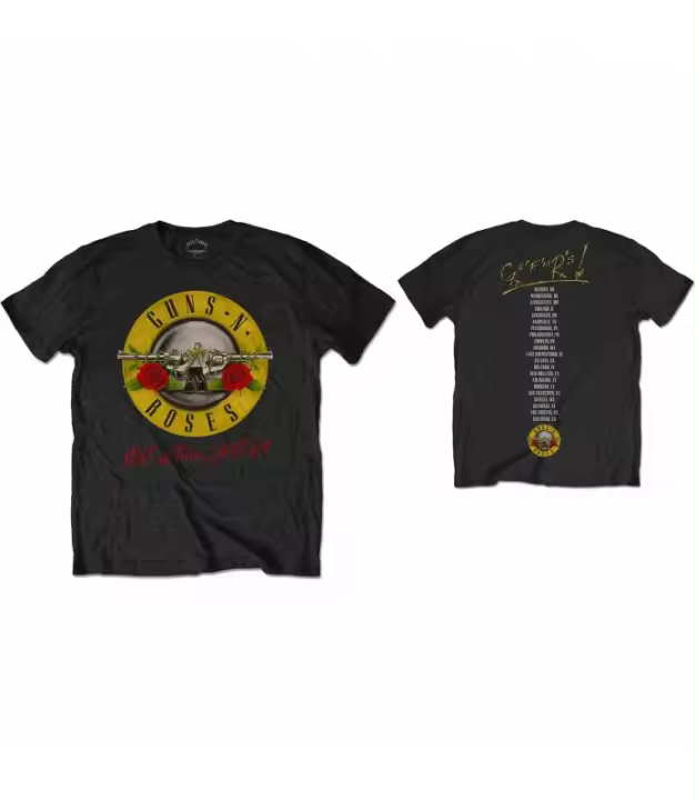 Guns N' Roses Not in this Lifetime Tour Color Oficial Camiseta Tee men GNRTS3MB - 1