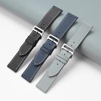 Correa De Reloj Retro De Cuero Genuino Naranja Verde Universal Para Hombres Y Mujeres Con Cierre Rápido Reemplazable 18/20/22mm Ancho Para Relojes Tradicionales - details 5