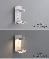 Lámpara De Pared LED Moderna Con Interruptor Y Puerto USB 9W Negra Blanca Iluminación De Arte Para Dormitorio Aisle Bedside Decoración Luz De Pared - details 7