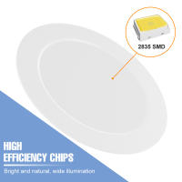 Lámpara De Techo Redonda Revestida 25W LED Fuente De Luz Para Interiores Luz Blanca Cálida/Fría Para Sala De Estar Cocina - details 1