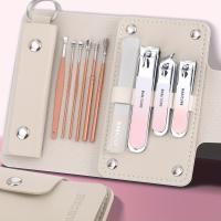 Juego Profesional De 10 Piezas De Tijeras Para Uñas Viajero Adecuado Para Manicura Y Pedicura Incluye Cuchara Para Oídos Kit De Aseo - details 7