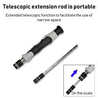 Juego De Destornilladores Multifuncional 115 En 1 Precisión Para Reparación De iPhone Y PC Con Cabezas Magnéticas Herramientas Domésticas Aisladas Y Antideslizantes - details 6