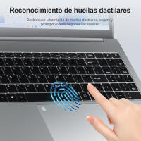 Portátil Vanwin 15,6, 24GB RAM, 512GB SSD, Procesador Intel Celeron n5095, WiFi 5G/2,4G, HDMI, USB 3,0*2, teclado Español, Bluetooth, Katería 38 Wh1, desbloqueo por Huella digital y bloqueo de Cámara - details 1