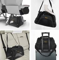 Purlov, Bolso Transportador de Mascotas Plegable – Mochila para Perros y Gatos Pequeños – Ventilación de Malla y Correa Ajustable – Ligero y Resistente – 50x25x30 cm - details 2
