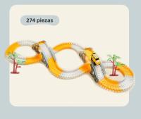 Juego De Carreras De Coches Eléctricos Con Vías Variadas Juguetes De Construcción Para Niños Y Niñas Regalo De Cumpleaños Y Halloween - details 4