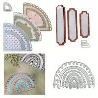 Cortadores De Metal Para Scrapbooking Y Manualidades Decoración De Álbum De Fotos Y Papel Artesanal Con Patrón De Esquina Y Bolsillo - details 0