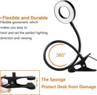 Lámpara De Escritorio LED Flexible 360° Con 48 LEDs Luz De Trabajo Ajustable Para Leer Y Escritura En La Habitación Luz De Cama USB Protección Ocular - details 6
