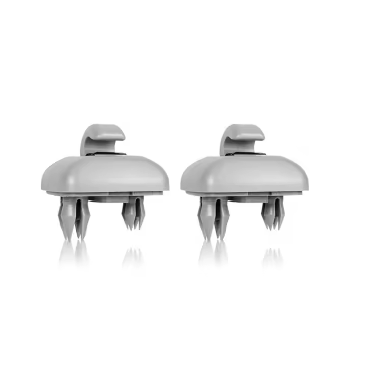 2Pcs Clip De Visera Solar Para Coche Color Gris Para Audi A1 A3 S3 A4 S4 Allroad A5 S5 Q3 Q5 8U0857562A Accesorio De Interior - 1