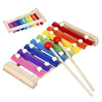 Xilofón Educativo De 8 Escalas Para Niños Instrumento De Percusión Profesional De Madera Para Principiantes Y Bandas Regalo De Cumpleaños - details 3