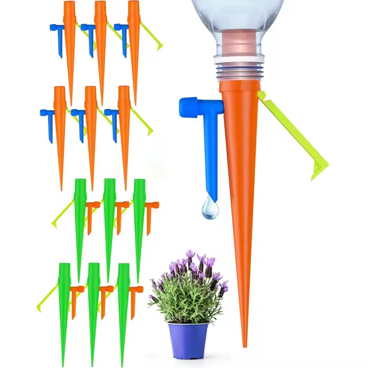Nuevos Picos de autorriego, Picos de Riego de Plantas con interruptor de válvula de control de Liberación slow - 1