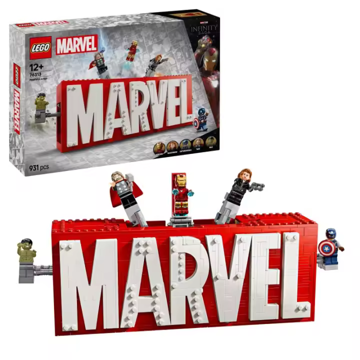 LEGO Super Heroes 76313 Logotipo MARVEL y Minifiguras Contiene 931 piezas - Edad recomendada  a partir de 12+ años 25L76313 - 1
