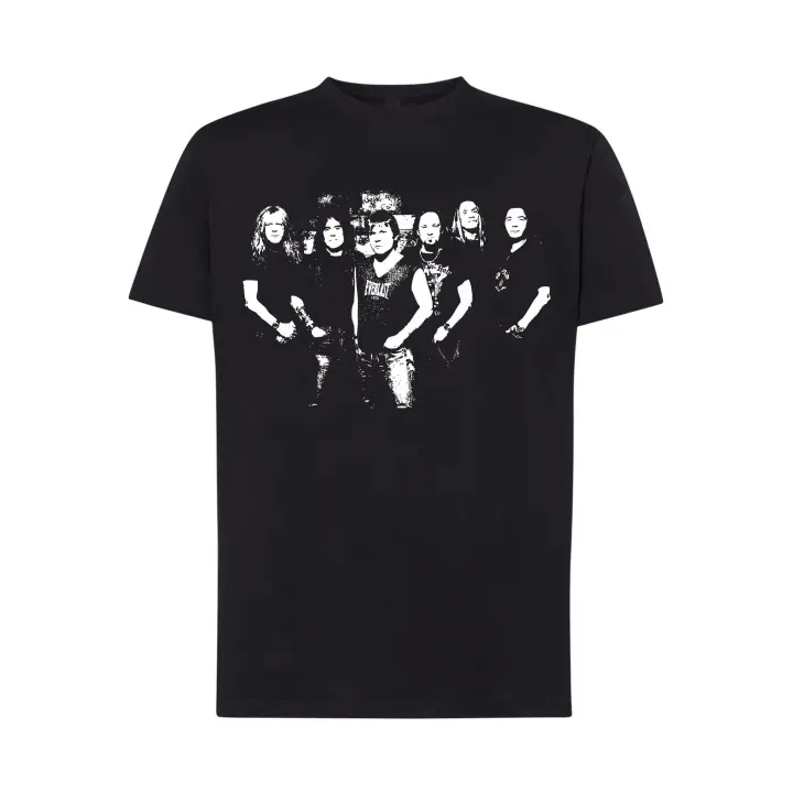 Iron Maiden -componentes del grupo de Rock and Roll - camiseta de algodón premium para hombre y mujer - 1