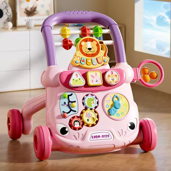 Juguetes Para Bebés Paseadores De Caminar Temprano Aprendizaje De Sentarse Y Estar De Pie Anti-Rodlear Multifuncional Actividad Paseador Para Bebés Recién Nacidos - 1